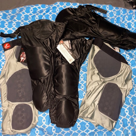 Cramer bundle of 5 Football pants Thunder 7 padded girdle game sport youth mens - Picture 2 of 13